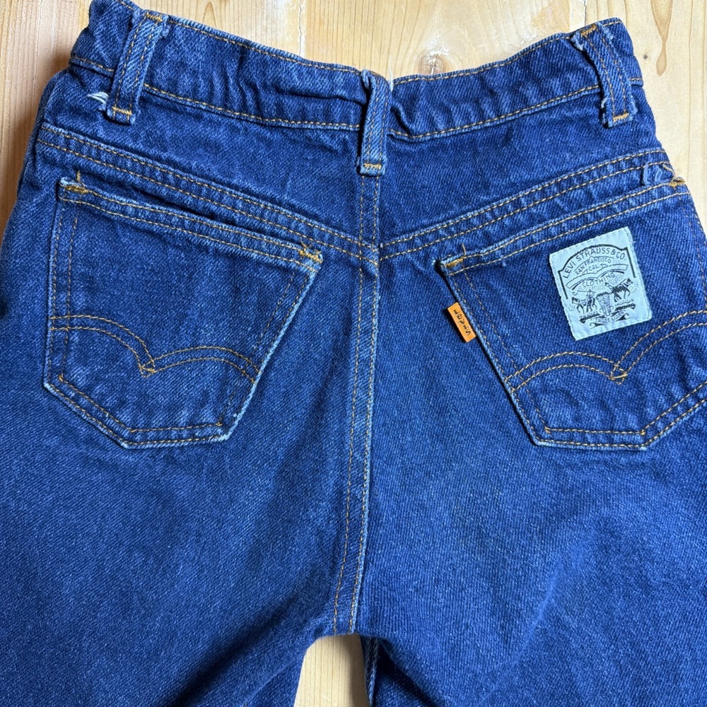 Vintage 80s Orange tab two‎ Horse Patch Levi's RARE 22x29